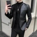 Chaqueta de cuero para hombre A2646 6