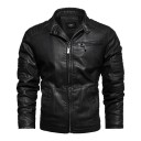 Chaqueta de cuero para hombre F1058 4