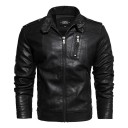Chaqueta de cuero para hombre F1058 1