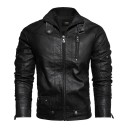 Chaqueta de cuero para hombre F1058 2