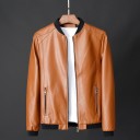 Chaqueta de cuero para hombre F1090 5