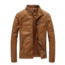 Chaqueta de cuero para hombre F1091 5