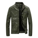 Chaqueta de cuero para hombre F1091 6