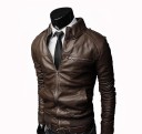Chaqueta de cuero para hombre F1092 7