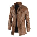 Chaqueta de cuero para hombre F1226 3