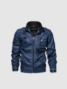 Chaqueta de cuero para hombre F1248 5
