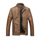Chaqueta de cuero para hombre F1251 5