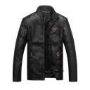 Chaqueta de cuero para hombre F1251 4