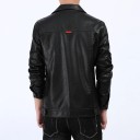 Chaqueta de cuero para hombre F1299 1