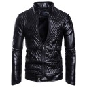 Chaqueta de cuero para hombre F375 5