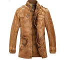 Chaqueta de cuero para hombre J2065 12