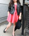 Chaqueta de cuero para niña - Corazón 8