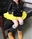 Chaqueta de cuero para niña - Corazón 9