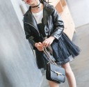 Chaqueta de cuero para niña J1266 7