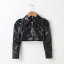 Chaqueta de cuero para niña L1891 5