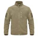 Chaqueta de forro polar para hombre con bolsillos 8