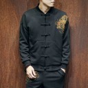 Chaqueta de hombre con dragón 5