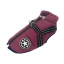 Chaqueta de invierno cálida para perros con capucha Chaqueta impermeable acolchada para perros Ropa impermeable para perros pequeños y grandes Abrigo aislante para perros 5