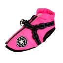 Chaqueta de invierno cálida para perros con capucha Chaqueta impermeable acolchada para perros Ropa impermeable para perros pequeños y grandes Abrigo aislante para perros 3