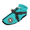 Chaqueta de invierno cálida para perros con capucha Chaqueta impermeable acolchada para perros Ropa impermeable para perros pequeños y grandes Abrigo aislante para perros 8
