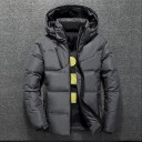 Chaqueta de invierno con capucha para hombre A1743 5