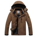 Chaqueta de invierno con capucha para hombre 6