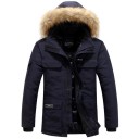 Chaqueta de invierno con capucha para hombre S52 6