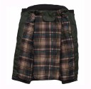 Chaqueta de invierno de cuero para hombre J2069 2