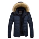 Chaqueta de invierno para hombre con pelo J2629 4