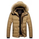 Chaqueta de invierno para hombre con pelo J2629 13