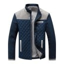 Chaqueta de invierno para hombre Resistente al viento Cierre de botones Chaqueta de poliéster con bolsillos prácticos Diseño cálido 5