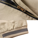 Chaqueta de invierno para hombre Resistente al viento Diseño cálido Cierre con cremallera Bolsillos prácticos Poliéster resistente Chaqueta de invierno para uso diario en climas fríos 3