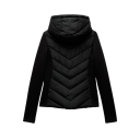 Chaqueta de invierno para mujer Chaqueta de poliéster con cremallera y capucha Abrigo cálido y cómodo para clima frío Chaqueta de invierno 2