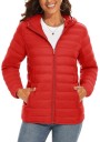 Chaqueta de invierno para mujer con capucha Abrigo acolchado con cremallera Chaqueta cálida con bolsillos Chaqueta ligera acolchada para la ciudad Corte estiloso para el clima frío 3 Chaqueta de invierno para mujer con capucha Abrigo acolchado con cremallera Chaqueta cálida con bolsillos Chaqueta ligera acolchada para la ciudad Corte estiloso para el clima frío 3