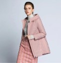 Chaqueta de invierno para mujer con capucha Protege del viento, la lluvia y la nieve Superficie acolchada Cremallera de doble sentido 12