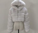 Chaqueta de invierno para mujer de piel sintética P1481 15
