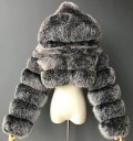 Chaqueta de invierno para mujer de piel sintética P1481 13