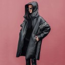 Chaqueta de invierno para mujer de piel sintética P2335 4