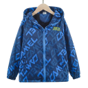 Chaqueta de invierno para niño con capucha Chaqueta acolchada caliente con cremallera Ropa de otoño e invierno Material cómodo de algodón y poliéster para el uso diario 3