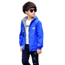 Chaqueta de invierno para niño con capucha Chaqueta acolchada caliente con cremallera y bolsillos con cremallera Ropa cómoda de otoño e invierno Algodón y poliéster 2