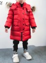Chaqueta de invierno para niños con capucha J2464 6