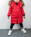 Chaqueta de invierno para niños con capucha J2464 7