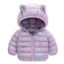 Chaqueta de invierno para niños con capucha y orejas Unisex chaqueta cálida con cremallera Poliéster suave y cálido Ropa de invierno adorable adecuada para niños y niñas 4