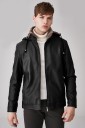Chaqueta de lujo para hombre con pelo J1988 7