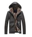 Chaqueta de lujo para hombre con pelo J1988 5