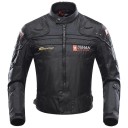 Chaqueta de moto para hombre con protectores Chaqueta de moto protectora con ventilación Chaqueta deportiva ajustable para montar en moto 1