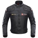 Chaqueta de moto para hombre con protectores Chaqueta de moto protectora con ventilación Chaqueta deportiva ajustable para montar en moto y competir 1