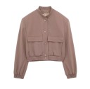 Chaqueta de mujer con bolsillos 6
