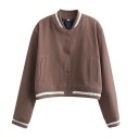 Chaqueta de mujer con botones y rayas 3 Chaqueta de mujer con botones y rayas 3