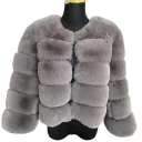 Chaqueta de mujer de piel sintética 16